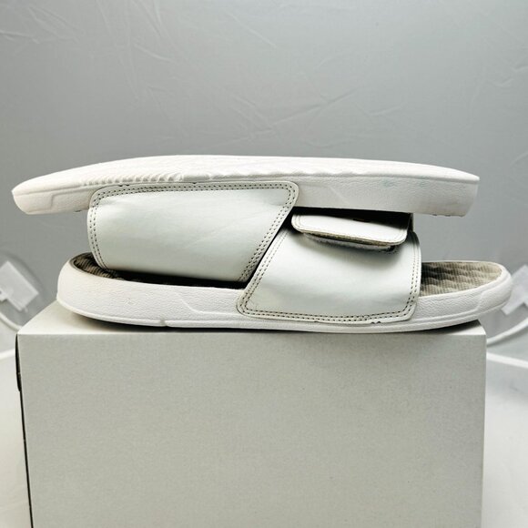 ISlide San Diego Padres Unisex Slides US 7 Palm Design Synthetic Upper White - Picture 4 of 8